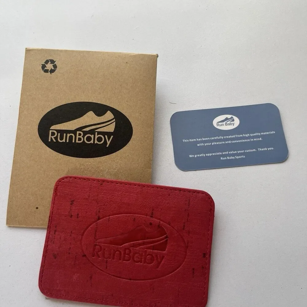 New Run Baby Ultra Thin Sport Wallet in Red